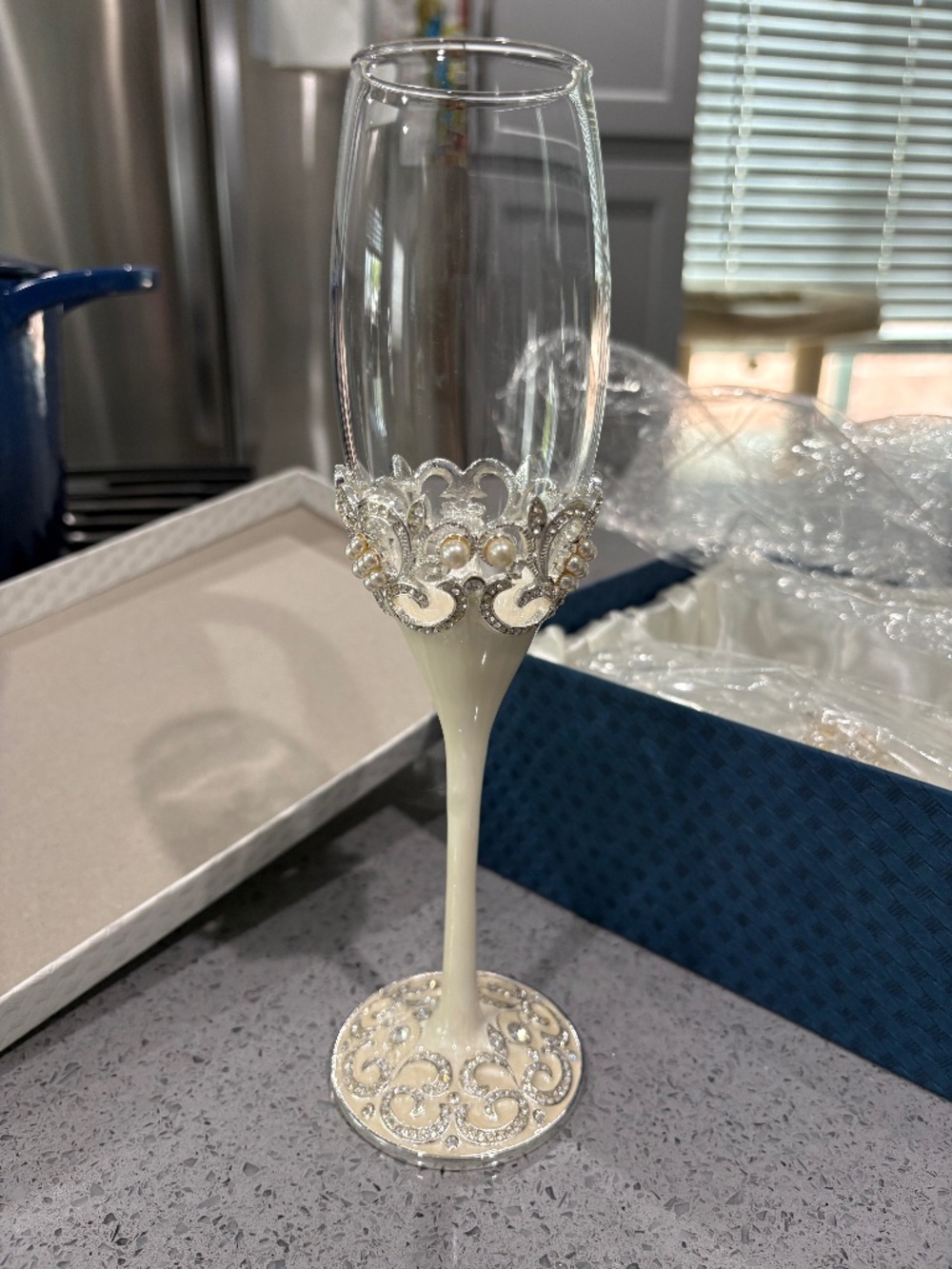 Wine glasses wedding